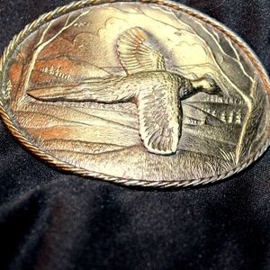 VINTAGE 1980 Duck Belt Buckle-Serial #: 473